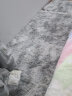 太美鑫 北欧ins扎染渐变色地毯客厅网红长毛飘窗铺满卧室家用床边毯定制 扎染-水灰色 80厘米宽×160厘米长 实拍图