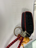 適用于卡羅拉鑰匙套豐田牛皮鑰匙套漢蘭達八代凱美瑞雷凌rav4榮放皇冠霸道普拉多鑰匙包豐田汽車(chē)鑰匙扣 A款 豪華款-紅線(xiàn) 曬單實(shí)拍圖