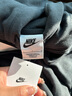 耐克（NIKE）女運動服冬季連帽薄絨衛(wèi)衣經(jīng)典舒適DQ5776-010 黑色 L 曬單實拍圖