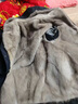 BESNOS意大利品牌整貂內膽派克服女士可拆卸水貂毛尼克服女士皮草大衣 深藍色【全銀嵐】（貂袖） 4XL /【155-175斤】 曬單實(shí)拍圖