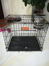 寵樂(lè )乖狗籠貓籠 狗籠子中大型犬加粗加密帶廁所狗窩家用折疊兔籠寵物籠 黑色精品工藝特粗加密61*42*50cm 曬單實(shí)拍圖