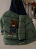 歌瑞家（greatfamily）兒童羽絨服秋冬季男童裝中長款羽絨服防風(fēng)保暖上裝樂友 綠色 90 【2-3歲】 曬單實(shí)拍圖