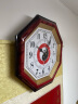 VICSTAR威时达八卦钟中式客厅家居办公店铺招财进宝太极时钟 1809红木色(直径38厘米） 实拍图