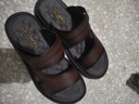 蜻蜓牌頭層牛皮涼鞋男士真皮2025夏天新款開(kāi)車(chē)戶(hù)外涼拖防滑沙灘鞋 棕色 39 曬單實(shí)拍圖