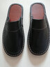 熙慕萊 牛皮拖鞋男涼拖鞋女拖鞋真皮情侶包頭家居春秋冬季防滑 黑色(男鞋) 43-44 碼【29】 曬單實(shí)拍圖