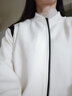 皮爾卡丹長(cháng)袖衛衣女秋冬開(kāi)衫2023新款外穿棒球服時(shí)尚洋氣秋季外套短款上衣 米白色【棉料】 M 91-100斤 曬單實(shí)拍圖