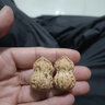 胖東來品質(zhì)文玩核桃麻異畸形葫蘆小鳥花生手捻把件成對(duì)秋子練手男 機(jī)刷花生/葫蘆大手捻一對(duì) 曬單實(shí)拍圖