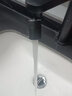 墨林卡面盆洗菜盆廚房水龍頭萬(wàn)向旋轉延伸器起泡器萬(wàn)向過(guò)濾嘴龍頭防濺頭 加長(cháng)黑色款 曬單實(shí)拍圖