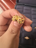 中銀億金醒獅黃金耳釘足金耳環(huán)鑲嵌耳飾品生日七夕情人節(jié)禮物送女友老婆 琺瑯醒獅耳飾【金重約6.8g】 曬單實(shí)拍圖