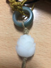 默研（MOYAN）白玉綠菩提跑環(huán)配飾墨綠色流蘇漸變蓮花手持穗子手串DIY吊穗吊墜 曬單實(shí)拍圖