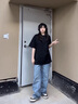莫代爾重磅純棉女士圓領(lǐng)打底T恤白色夏天短袖t恤寬松純色女半袖上衣夏季 白色【230克重】 M（50-60kg） 曬單實(shí)拍圖