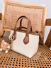 CALWAN KEODH牛皮包包女包單肩女新款時(shí)尚水桶輕奢斜挎生日禮物送女友老婆 【奶白】簡(jiǎn)約手提包實(shí)用走心女生閨蜜 曬單實(shí)拍圖