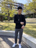 羅蒙2025春秋新款毛衣男士針織長袖圓領春季黑色男裝內(nèi)搭打底衫男 M001黑色【毛衣圓領常規(guī)款】 XL 曬單實拍圖