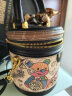【生日礼物】小&ck女包小熊涂鸦水桶包包女时尚洋气圆筒包单肩斜挎小包 小熊涂鸦黑色 实拍图