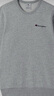 Champion刺繡草寫(xiě)logo加絨衛衣 淺灰色 M 曬單實(shí)拍圖