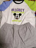 迪士尼寶寶（Disney Baby）迪士尼套裝兒童套裝清涼夏日米奇唐老鴨系列卡通短袖套裝 紫綠 7歲/身高140cm 曬單實(shí)拍圖