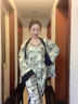 俞兆林【禮盒四件套】睡衣女春夏冰絲2025新款套裝吊帶可外穿家居服 水墨畫【冰絲四件套】 L 【推薦80-120斤】 曬單實(shí)拍圖