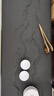 梵上器舍（FANGSHANGQISHE）獲獎作品天然整塊烏金石頭茶盤手工雕刻現(xiàn)代浮雕家用排水石板茶臺 母親河（天羅綠） 70*30*3CM(適合1.2米桌) 曬單實(shí)拍圖