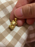 阿莉維妮（alivinee）福氣小金牛吊墜 本命年女金牛項鏈烤漆小牛吉祥牛生肖牛吊墜 福氣小金牛項鏈 曬單實拍圖