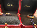 卡地亞（Cartier）戒指男女同款3.6毫米寬LOVE結婚對戒情侶婚戒 預售七夕情人節禮物 B4085200 18K玫瑰金色 49 曬單實(shí)拍圖