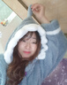 怡淑涵毛毛絨睡衣女生冬天初中學(xué)生可愛(ài)韓版休閑居家服秋冬季女士套裝珊瑚絨加絨加厚寬松超厚ins家居服 藍色鯊魚(yú)(常規版)>女士衣服睡依抗寒懶人起居服 M>女土顯瘦婦女棉襖女子中大童冬款高檔女式女款 曬單實(shí)拍圖