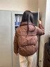 鴨鴨（YAYA）羽絨服女冬季新款休閑時(shí)尚純色百搭輕薄韓版潮流秋冬短款外套 咖色 S （80-110斤） 曬單實(shí)拍圖