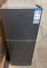 奧克斯110升一級能效雙門(mén)小戶(hù)型迷你小電冰箱家用宿舍租房辦公室節能省電低噪冷凍冷藏兩用BCD-110K118L 曬單實(shí)拍圖