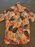 古澤鯊（GUZESHA）沙灘印花花襯衫短袖男士寬松大碼港風(fēng)復古痞帥夏威夷襯衣外套男裝 5號色襯衫 L 曬單實(shí)拍圖
