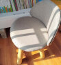 家逸小椅子实木凳子宝宝靠背椅家用板凳实木矮凳换鞋凳 素色 实拍图