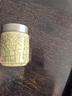 龍泉青瓷茶葉罐金屬迷你密封陶瓷茶罐便攜旅行小罐家用茶葉盒防潮小號收納 哥窯做線(xiàn)米黃 曬單實(shí)拍圖