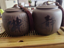 fw紫砂茶葉罐大號普洱茶罐防潮巖茶紅茶散裝茶葉盒存儲密封罐子家用 曬單實(shí)拍圖