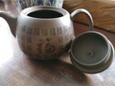 瓷牌茗茶具 紫砂壺功夫茶具原礦紫泥家用普洱紅茶泡茶壺帶過濾孔品茗壺 紫砂《萬福-西施》茶壺210ml 曬單實(shí)拍圖