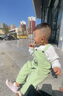 G.DUCKKIDS兒童背帶褲2023春季新品寶寶百搭女童牛仔長褲春中小童連衣褲韓版 單褲刺繡小熊綠色 100 cm適合身高90-100cm年齡3-3.5 曬單實拍圖