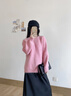 梅子熟了多巴胺穿搭慵懶防曬套裝女夏裝搭配一整套寬松襯衫薄短褲 清水藍（襯衫） S 曬單實(shí)拍圖