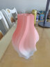 法西尼北欧风玻璃花瓶水培插花渐变粉高级质感装饰摆件 龙卷风(渐变粉-不含花) 晒单实拍图