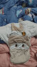 七彩博士婴儿睡袋0-6个月恒温棉防惊跳安抚襁褓包被新生儿秋冬季厚款抱被 小蜜蜂蓝色厚款 实拍图