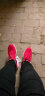 轩途诗休闲鞋女秋季软底透气鞋子女气垫女鞋运动跑步鞋女潮大码健步鞋 密网红色 39 实拍图