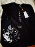 稻草人（MEXICAN）短袖t恤男夏季日系动漫印花体恤衫潮流半袖衣服 288黑色 2XL 实拍图