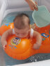 马博士 婴儿宝宝游泳圈趴圈儿童泳圈腋下背带圈海星款小孩生日礼物 小号橙色 实拍图