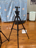 云騰（YUNTENG）直播間相機三腳架適用佳能（Canon）索尼（SONY）尼康（Nikon）微單反相機直播三角架 860三腳架【送手機夾】+帶刻度相機直播L型豎拍板 曬單實(shí)拍圖