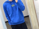 KELME/卡爾美 衛(wèi)衣男女春秋季連帽休閑情侶運(yùn)動(dòng)寬松長(zhǎng)袖套頭衫上衣潮 9137TT1066 彩藍(lán)色【刺繡小LOGO】 XL 【180/100A】 曬單實(shí)拍圖