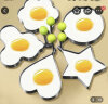 拜杰不锈钢煎蛋神器 煎蛋模具心形花形星形圆形DIY煎蛋模型五只装 实拍图