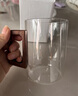 青蘋(píng)果玻璃杯家用耐熱高級感輕奢男士泡茶杯套裝待客喝水杯子客廳水壺 【胡桃木把】灰直升杯500ML 曬單實(shí)拍圖