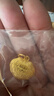 周生生黃金吊墜 足金長(cháng)命鎖寶寶周歲禮物 不含項鏈09300P 計價(jià) 3.4克 曬單實(shí)拍圖