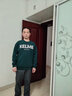 卡爾美（KELME） 圓領(lǐng)衛衣男子春秋季新款針織寬松百搭套頭衫運動(dòng)服飾長(cháng)袖上衣 墨綠色 L 曬單實(shí)拍圖