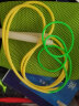 沙式 跳绳专业小学生儿童初学者速度双飞花式比赛健身专用跳绳 经典版黄绿色 特大号1.7米以上 实拍图