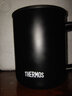 膳魔師（THERMOS） 不銹鋼時(shí)尚簡(jiǎn)約帶蓋牛奶咖啡杯辦公水杯把手杯可團購定制刻字JDG TCDG-451-黑色 440ml 曬單實(shí)拍圖