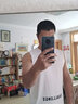 擼鐵狗健身背心男士運動(dòng)寬松無(wú)袖速干衣肌肉訓練透氣吸汗潮款坎肩籃球潮 白色CHANGE L 曬單實(shí)拍圖