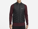 耐克男子透氣跑步馬甲冬季羽絨拼接NIKE THERMA-FIT ADV FB7543 010黑/黑 L 曬單實(shí)拍圖