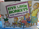 Five Little Monkeys with Nothing to Do 进口故事书 实拍图